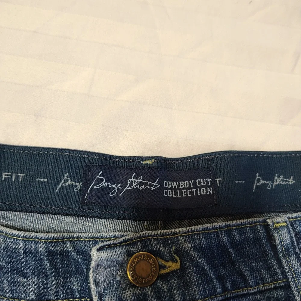 Wrangler Jeans Mens 40x34 George Strait Cowboy Cut Denim 32MGSDS Vintage Blue